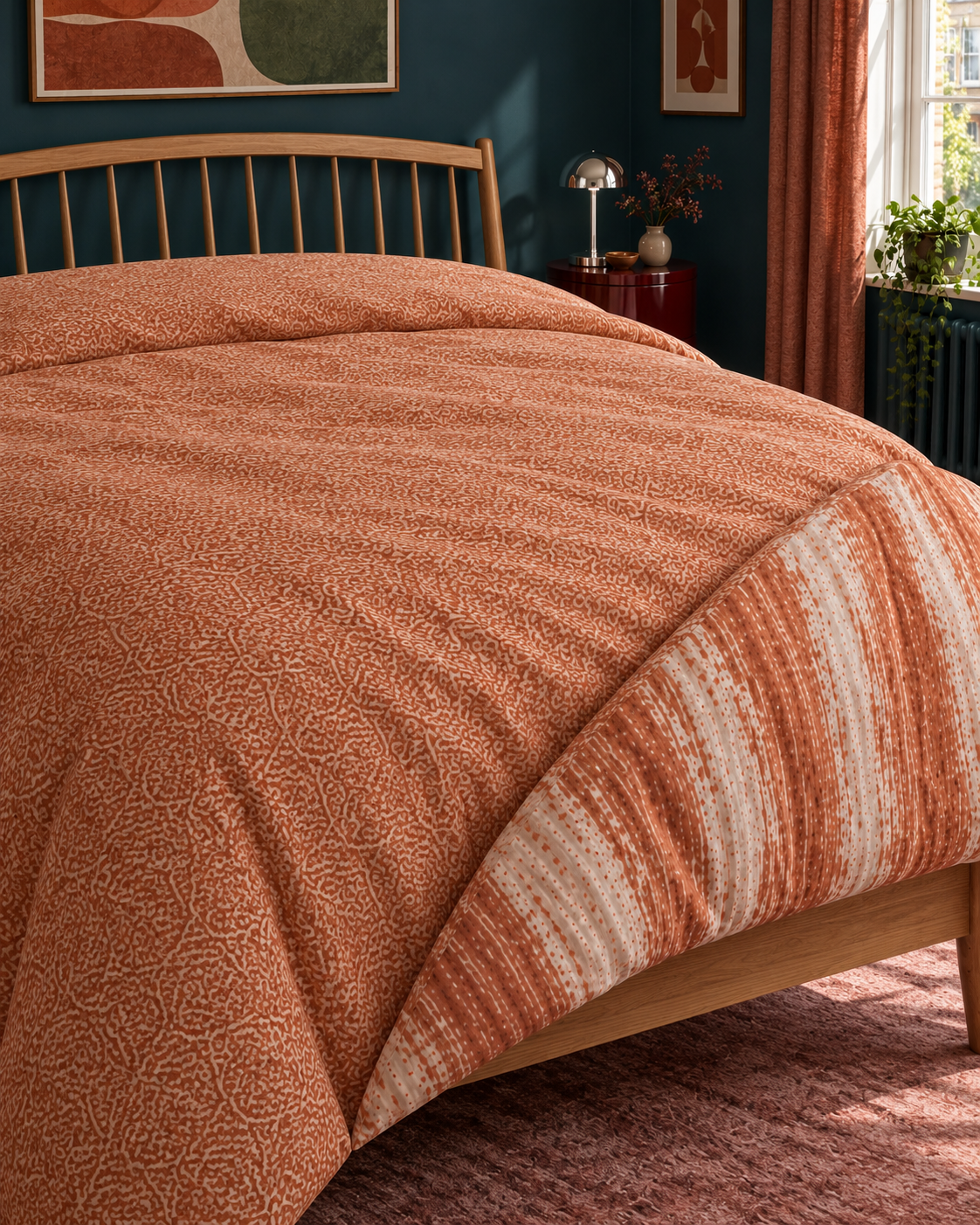Rust Terracotta Duvet Set