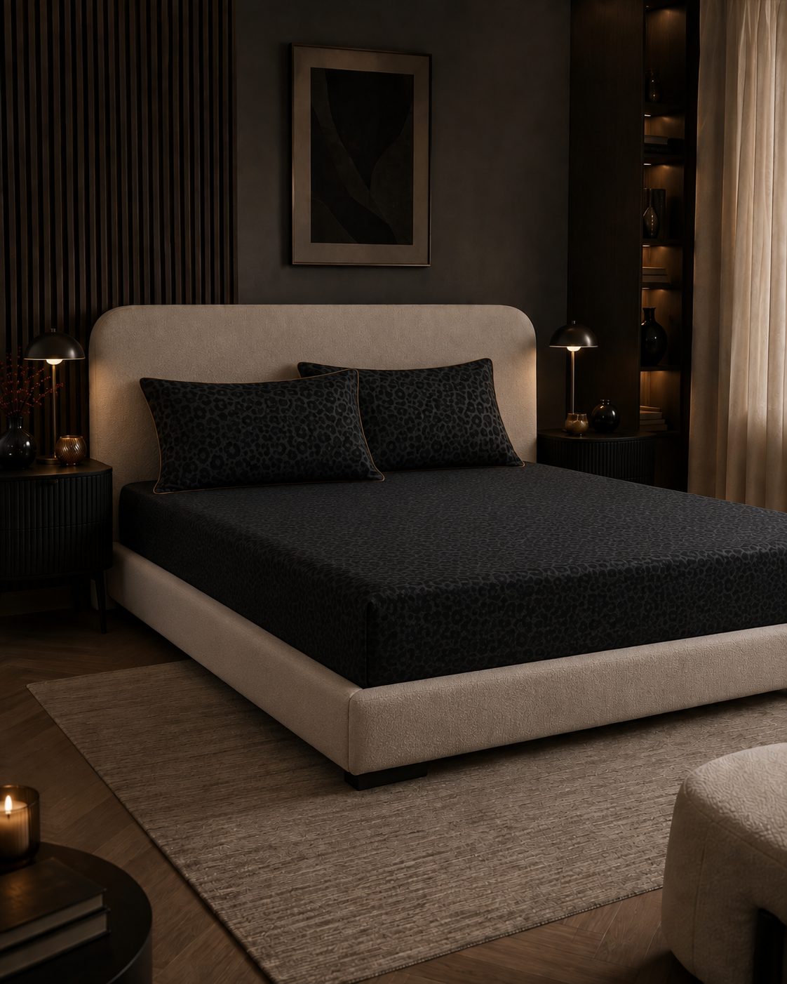Noir Obsidian Fitted Sheet