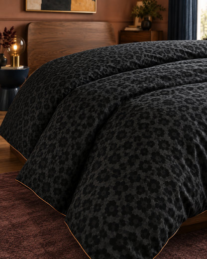 Noir Obsidian Duvet Set