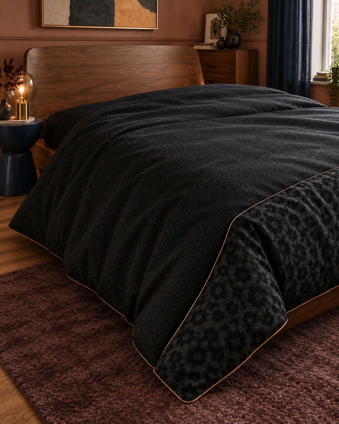 Noir Obsidian Duvet Set