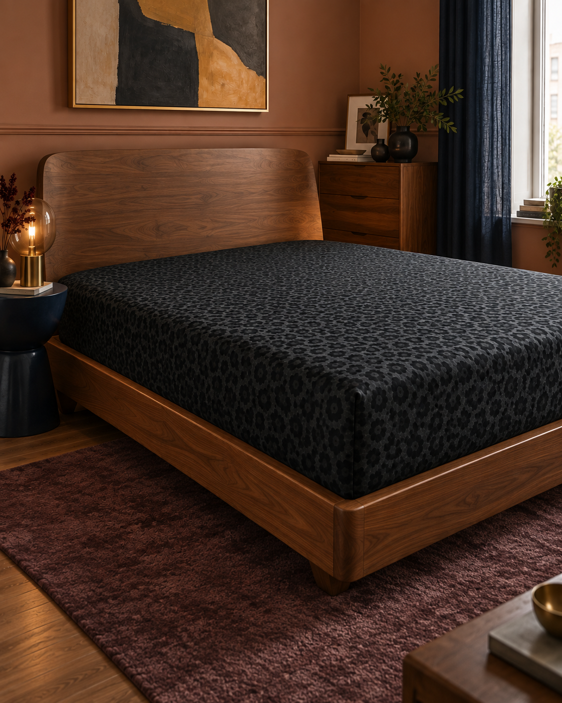 Noir Obsidian Fitted Sheet