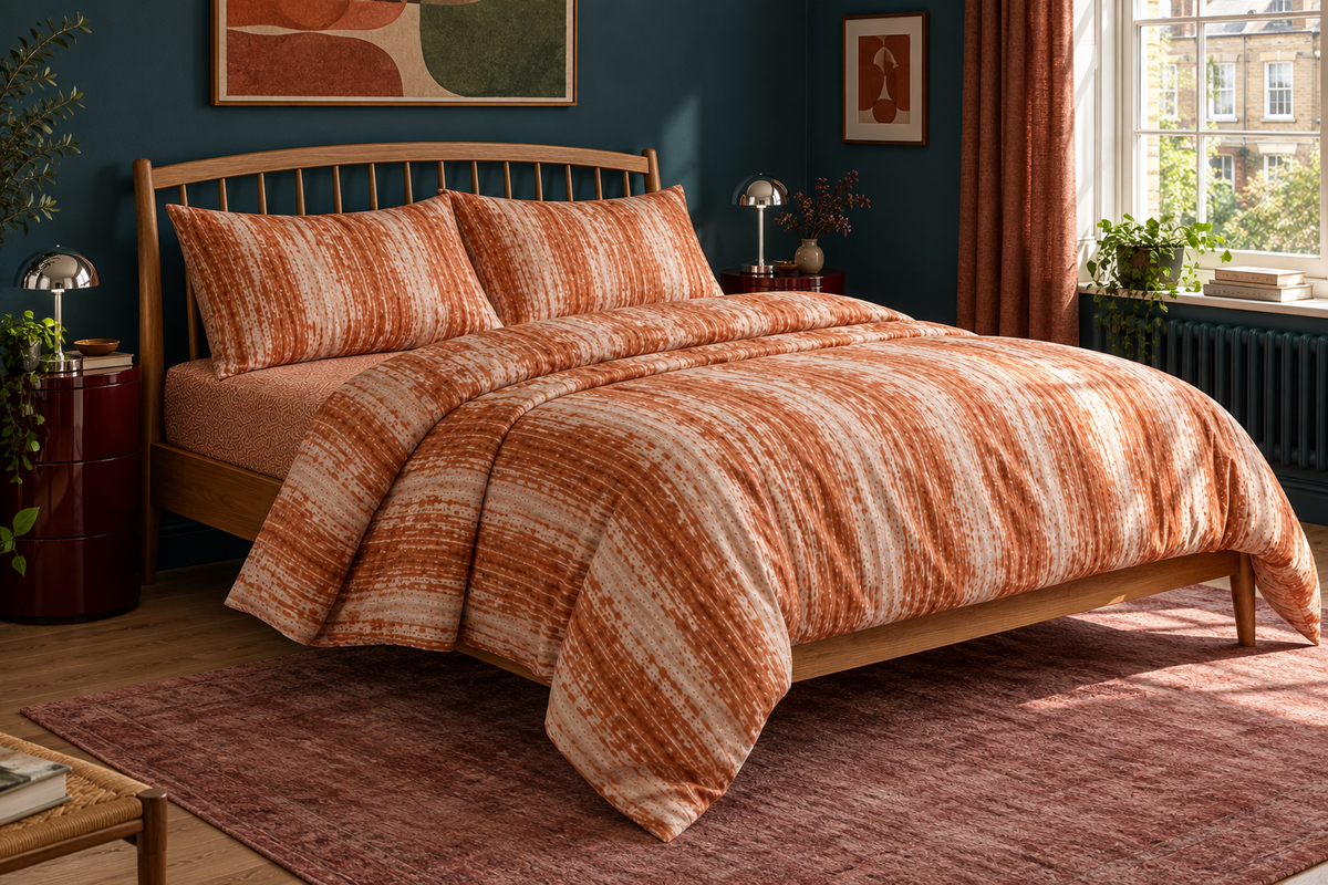 Rust Terracotta Duvet Set